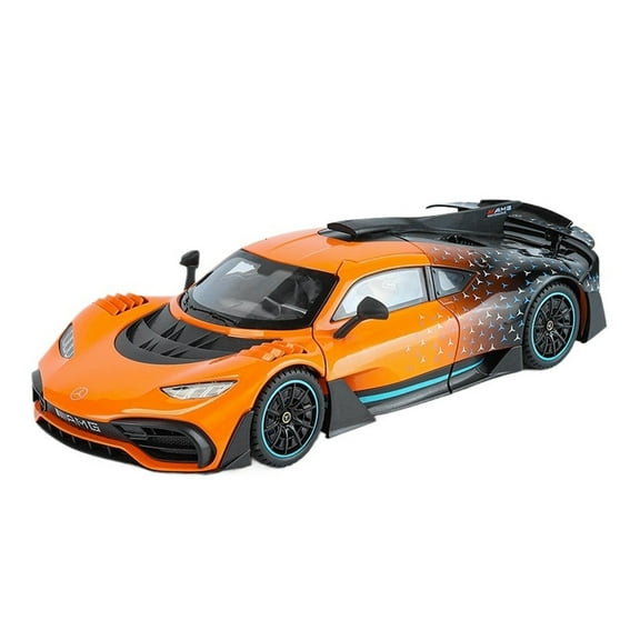 CHUNYAN 1:18 Benzs One Alloy Sports Car Model Diecasts Metal Concept Racing Vehicles Car Model Sound and Light Simulation Kids Toys Gift