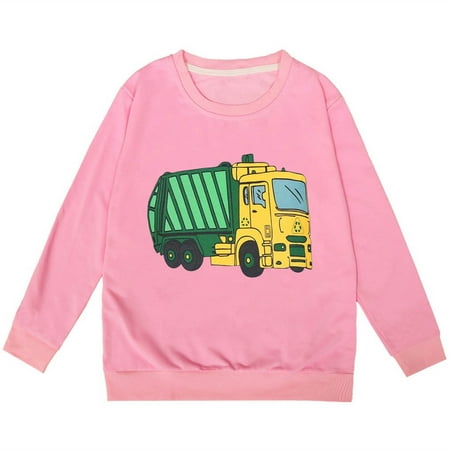 

Children Fashion Casual Personality Cute Printed Crew Neck Hoodless Long Sleeve Sweatshirt Soft Hoodies for Teen Girls Faze Jacket South Pole Hoodie Vest Boy Baby Coats 12-18 Months Boy Sweaters for