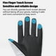 thumbnail image 3 of Guantes de esquí, impermeables, cálidos, 3M Thinsulate, guantes para nieve, pantalla táctil, clima frío974, 3 of 7