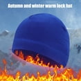 thumbnail image 1 of Gorros Gorros Invierno Cálido Deporte Ciclismo Running Ski Bonnet Caps (Royal Blue), 1 of 3