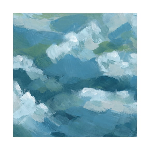 Trademark Fine Art June Erica Vess  Brushy Surf I Canvas Wall Art