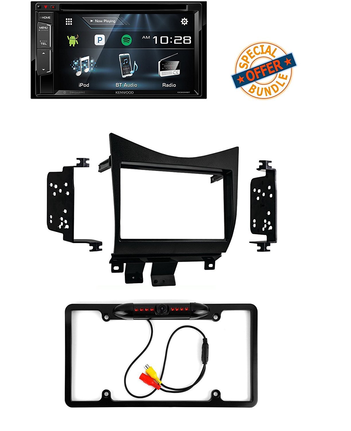 Metra 957862 Double DIN Installation Dash Kit for Honda Accord (Black