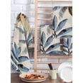 thumbnail image 2 of Palm Trees Hand Towels Set, Waffle Weave Kitchen Towels 3 Pieces, Blue Brown Vintage Watercolor Tropical Microfiber Hair Face Bath Tea Towel Absorbent Quick Drying Cleaning Dish Cloths, 15.7"x23.6", 2 of 7