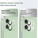 thumbnail image 3 of [ 2 Pack Camera Lens Protector for iPhone 12, Aluminum Metal Lens Film, 9H Hardness Tempered Glass Camera Screen Cover,Bubble Free,Strong Stickiness Case Friendly - Black, 3 of 5