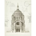 thumbnail image 2 of James, Christopher 12x14 White Modern Wood Framed Museum Art Print Titled - Rose Window Gothic, 2 of 4