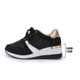 thumbnail image 5 of AUDeals Women's Wedge Sneakers Lace Up Platform Shoes Lightweight Non Slip Fashion Walking Casual Shoes, 5 of 9