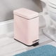 thumbnail image 2 of Bote de basura rectangular | Bote de basura de acero inoxidable de litros con tapa | Botes de basura para baño en casa u oficina con tapas | Bote de basura de cocina– Rosa XianweiShao 9024719117126, 2 of 5