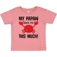 thumbnail image 3 of Inktastic My Papaw Loves Me Boys or Girls Baby T-Shirt, 3 of 5