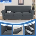 4 Piece Newest Couch Covers for 3 Cushion Couch Super Stretch Non Slip