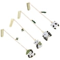 thumbnail image 3 of 4 Pcs Marque-Pages Suspendus Clip-on Marque-Pages Pendentif Panda Marque-Pages en Métal, 3 of 6