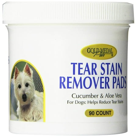 Gold Medal Pets Tear Stain Remover Pads for Dogs, 90