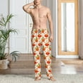thumbnail image 4 of KLL Mens Pajama Pants for Men,Mens Lounge Pants,Funny Gifts for Men,Men's Pajama Bottoms Happy Thanksgiving Day1 -XX-Large, 4 of 5