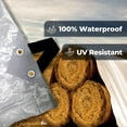 thumbnail image 3 of Rainexo Hay Tarp Silver - "Rainexo" 150 GSM 33x48 ft, 3 of 4