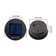 thumbnail image 2 of 2 piezas de luz solar de repuesto superior para cubierta de luz de panel solar de linterna con una bombilla LED, linterna solar de bricolaje para decoración de jardín al aire libre esquí esquí Gafas de esquí, 2 of 5