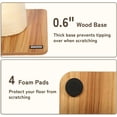thumbnail image 5 of LHBcraft 29.5" Cat Scratching Post, 7.5" Dia Thick Natural Sisal Cat Scratch Post, Beige, 5 of 7