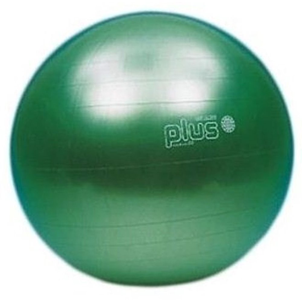 Gymnic Plus BurstResistant Exercise Ball, Green (75 cm)