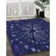 thumbnail image 2 of Ahgly Company Indoor Square Patterned Balloon Blue Area Rugs, 8' Square, 2 of 6