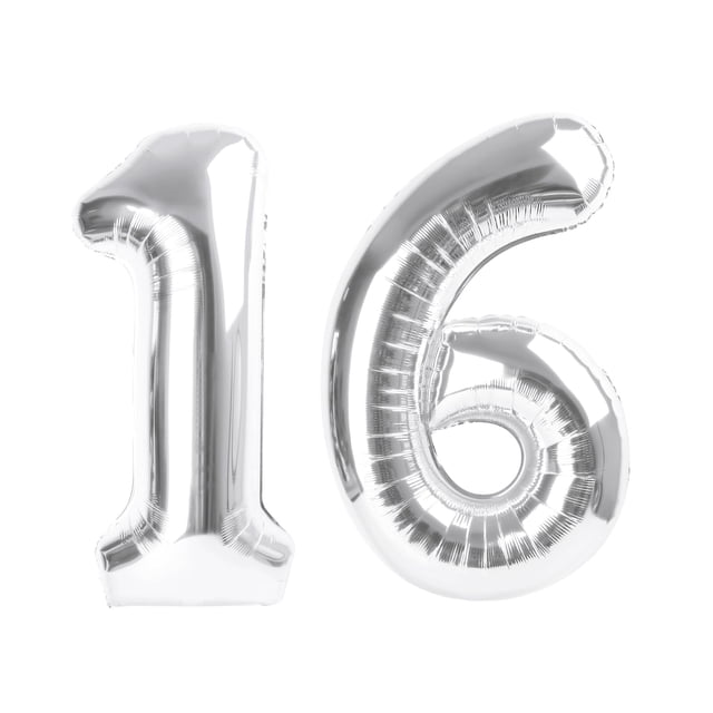 Globos numéricos Enyeopd Happy Birthday Frozen 16a party