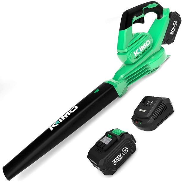 KIMO Cordless Leaf Blower Upgraded Battery Operated Blower, 20V