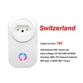 thumbnail image 2 of Smart WiFi Socket power energy meter 10A/16A Power Monitor Timing Function Tuya SmartLife APP Control Works ,Easy to Install, 2 of 9