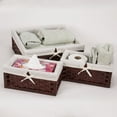 thumbnail image 5 of Household Essentials 3-pc. Paper Rope Utility Basket Set, Brown, 5 of 8