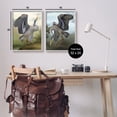 thumbnail image 4 of Stupell Industries Crane Dance Landscapes Animals & Insects Painting Gray Framed Art Print Wall Art, 16 x 20, 4 of 10