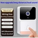 thumbnail image 4 of Timbre inteligente, timbre con video remoto inalámbrico inteligente, timbre visual inteligente, timbre de puerta de seguridad con wifi y visión nocturna HD para el hogar., 4 of 9