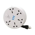 thumbnail image 2 of Power Strip Extension Board Extension Cord with Retractable 2 Meter Cord for Home Office Desk and Bedroom, 2 of 9