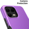 thumbnail image 6 of TJS for T-Mobile REVVL 8 Pro Phone Case, Slim Dual Layer Hybrid Shockproof Rugged Phone Cover (Purple), 6 of 6