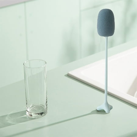 

Qwtwty Cleaning Supplies Bottle Cleaning Sponge Brush with Stand Long Handle 11In.It Is Suit for Feeding Bottles Glass Sports Water Bottles Wine And Carboy Decantor on Clearance