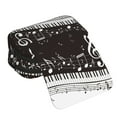 thumbnail image 4 of Hirioo Piano Keys With Musical Notes for Large Grid Mesh Pencil Case with Zipper Stationery Organizer Case, 4 of 7