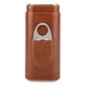 thumbnail image 1 of Humidor de caja de cigarros forrado de madera de cedro hecho a mano de Wuzhou con cortador de cigarros de acero inoxidable plateado (1 unidad, marrón) Rojo Verde, 1 of 4