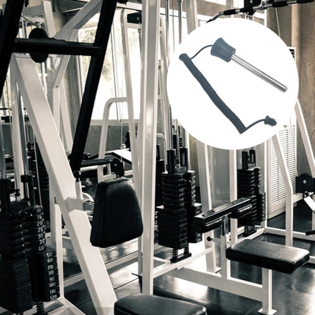 Pasador de pesas para gimnasio, 11 x 105 mm, fácil de instalar, accesorio de metal para máquina de ejercicios, reemplazo directo para gimnasio en