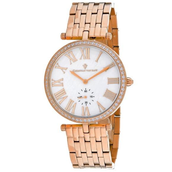 Reloj Christian Van Sant Hush de Acero Inoxidable con Movimiento de Cuarzo