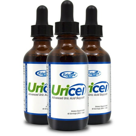 Uricel the #1 Uric Acid Support Formula | High Potency Key Ingredients Designed to Support Healthy Uric Acid Levels | 3-pack