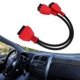 thumbnail image 3 of OBD2 Diagnostic Cable Adapter  12pin 8 Pin Diagnostic Connector Cable Adapter  OE: MSCHRY128  Replacement For Chrysler For  Maxisys Series Scanners  Diagnostic Tool, 3 of 8