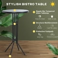thumbnail image 5 of 3-Piece Bistro Set with Easy-Clean Table / Relaxing in Sunrooms and Gardens, 5 of 6