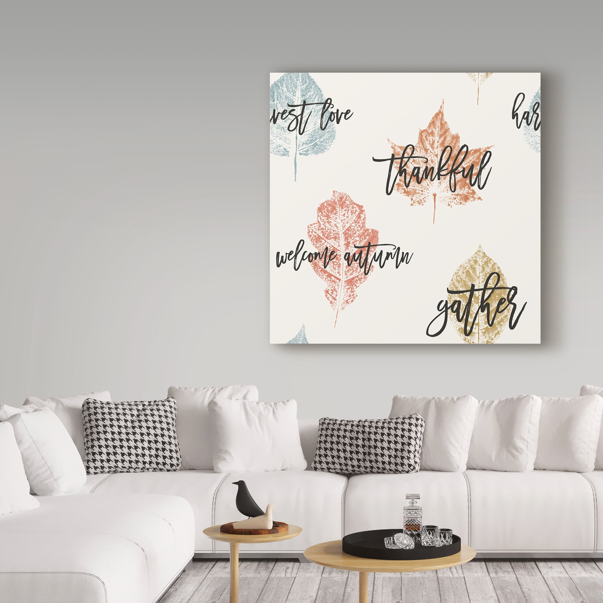Trademark Fine Art 'Harvest Sentiments Pattern IV' Canvas Art by Moira Hershey