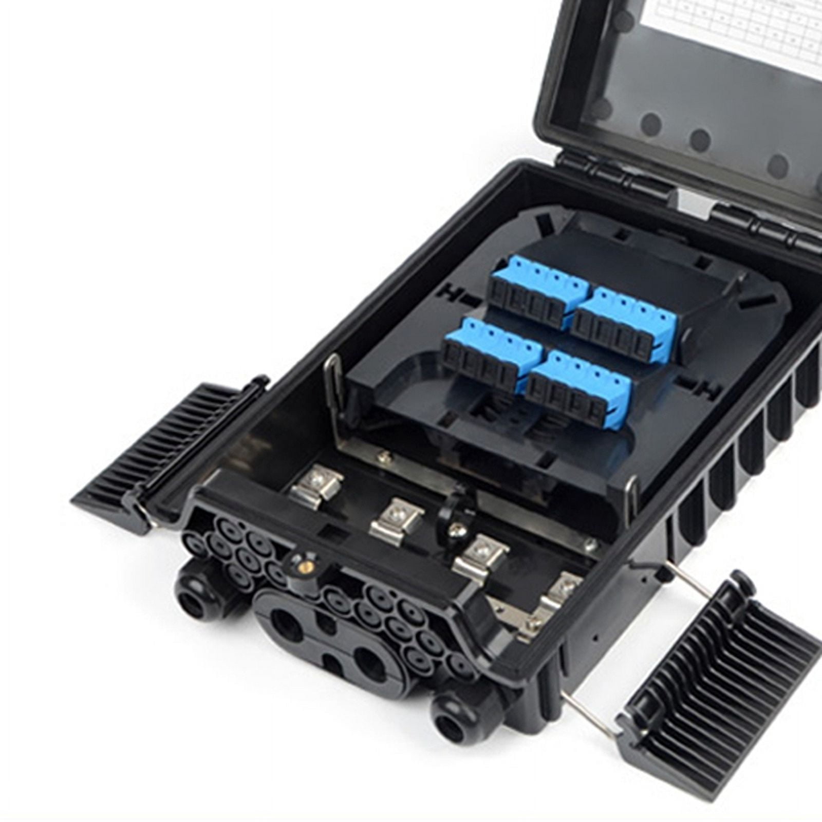 16 core Fiber distribution box wallhanging outdoor waterproof optical 1x16 indoor optical splitter connection box