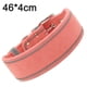 thumbnail image 2 of Collar reflexivo ajustable durable del animal doméstico del collar de perro grande del diamante artificial del cuero brillante del terciopelo, 2 of 5