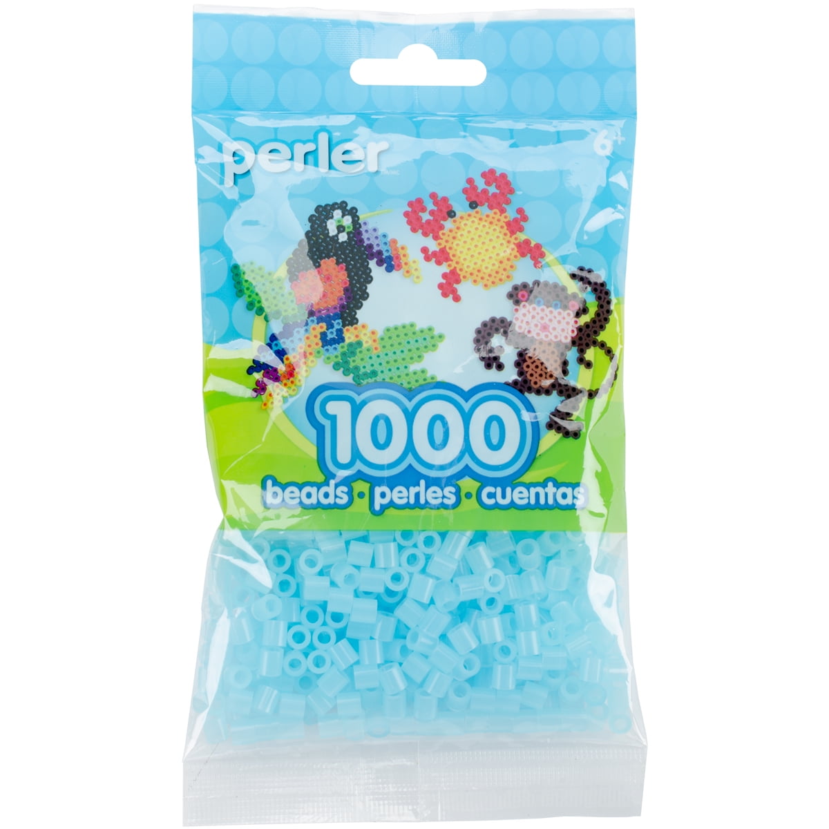 Perler Beads 1,000/PkgClear Blue