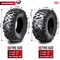 thumbnail image 4 of Set 4 Radial ATV Tires 27x9R14 & 27x11R14 for 16-17 Honda Pioneer 1000 LE/Delux, 4 of 6