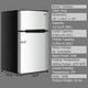 thumbnail image 4 of Refrigerador COSTWAY Compact de 3.2 pies cúbicos con congelador, color gris, 4 of 9