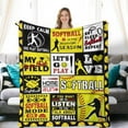 thumbnail image 1 of LHSHID Basketball Baseball Blanket Flannel Soft and Comfortable Anti static Bed Sofa Blanket 30x40in, 1 of 6