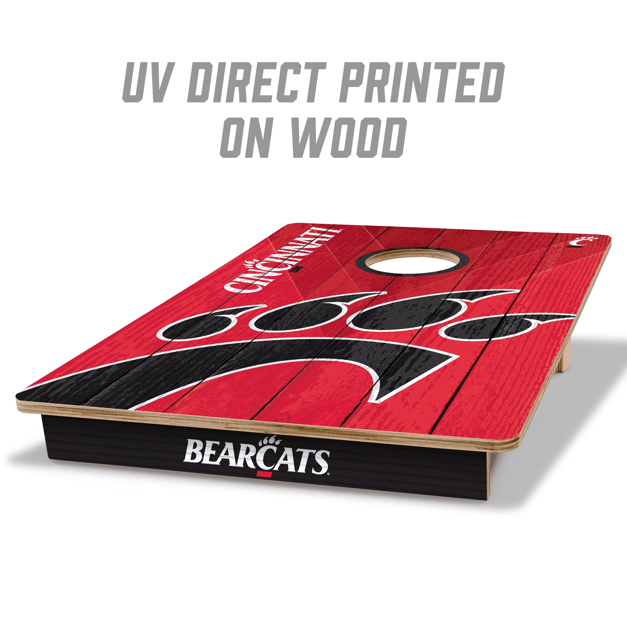 YouTheFan NCAA Cincinnati Bearcats 2' x 3' Cornhole Game No Bags