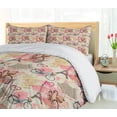 thumbnail image 5 of Ambesonne Paris Duvet Cover Set, Abstract French Landmarks, 2-Calking, Pale Blue Pale Pink, 5 of 7