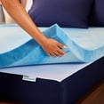 thumbnail image 2 of Sleep Innovations Cooling Gel Memory Foam Mattress Topper, Full, 3 Inches, 2 of 2