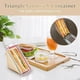 thumbnail image 4 of 2X Triangle Sandwich Container Plastic Sandwich Bag Reusable Sandwich Portable, 4 of 5