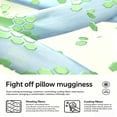 thumbnail image 6 of Pillowcase 26x17 Inch Summer Chilling Ice Silk Breathable Stretch Pillow Cover for Hot Sleepers Home Bedroom Guest Room Travel by PALIFEUR, 6 of 7