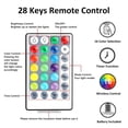 thumbnail image 6 of Syenll USB Fairy String Lights, 66FT 200 LED Twinkle String Lights with Remote Control for Bedroom Christmas Party Ceiling Decoration, 16 Colors, 6 of 8